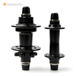 Buje de carreras BMX, freno de llanta delantero, freno de disco trasero de 6 tornillos, 36 agujeros, delantero 100mm / trasero 110mm